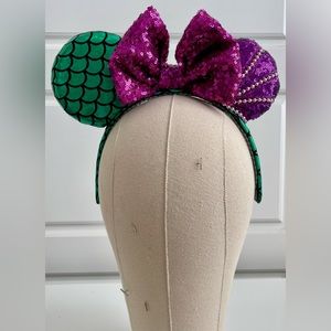 Little Mermaid Minnie Mouse Headband